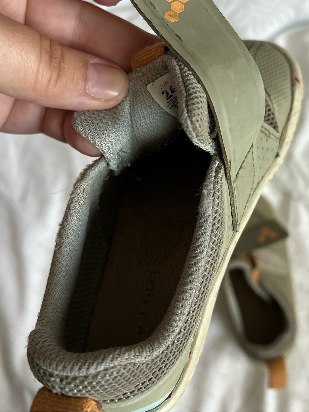 Vivo Barefoot Kids Olive Green Slip-On Athletic Shoes - 24 - Picture 9 of 10